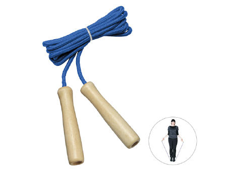 Griff beige, Seil blau