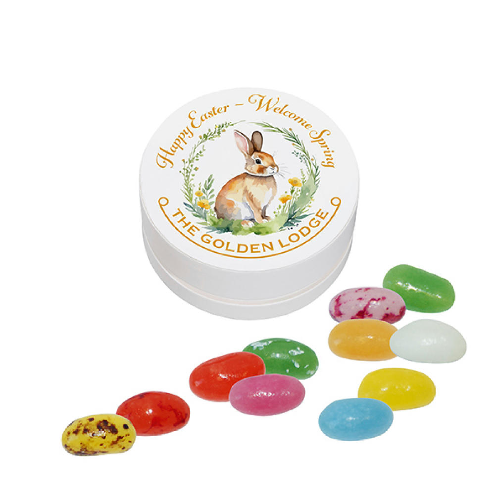 Product image Papier XS-Taschendose mit Jelly Beans, 15g Werbeartikel