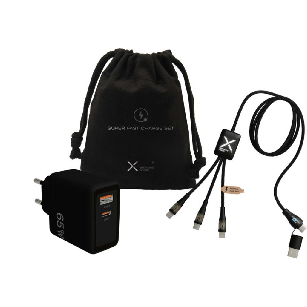 SCX.design C55 65 W Kabel- und Adapterset Werbeartikel