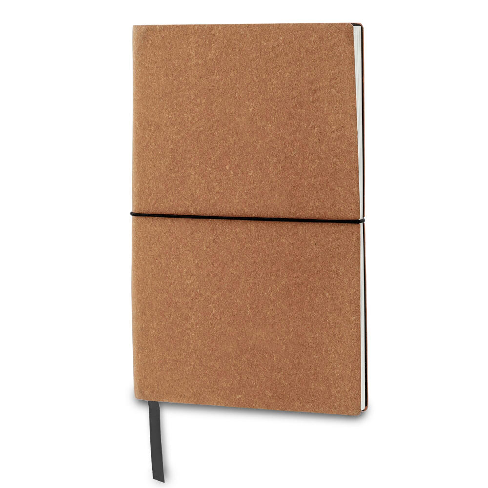 Product image Notizbuch mit Einband aus recycelten Leder Din A5 Werbeartikel