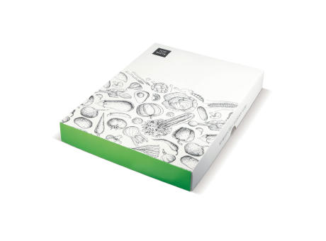 Kochbuchständer mit 5 Messern Werbeartikel