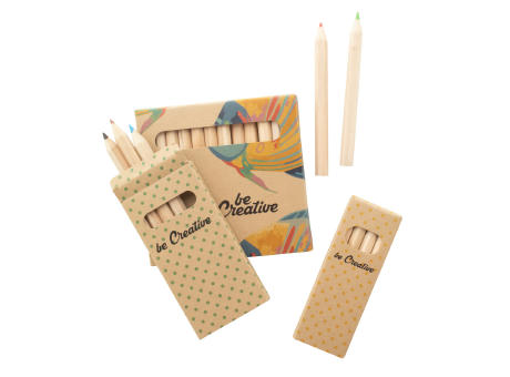 Individuelles Buntstifte-Set (12 Stk.) Penxil 12 Eco Werbeartikel