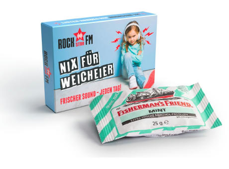 Product image Fisherman's Friend in Werbekartonage Werbeartikel