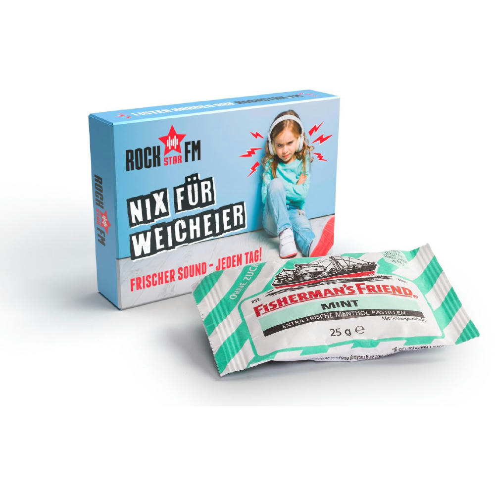 Product image Fisherman's Friend in Werbekartonage Werbeartikel