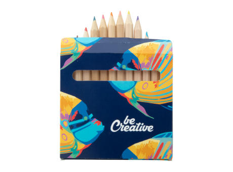 Individuelles Buntstifte-Set (12 Stk.) Penxil 12 Werbeartikel