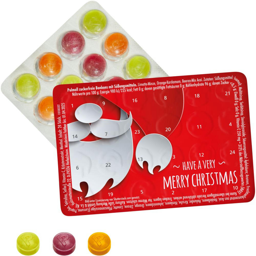 Product image Kleinster (Advents-)Kalender der Welt "Standard" mit Pulmoll Werbeartikel