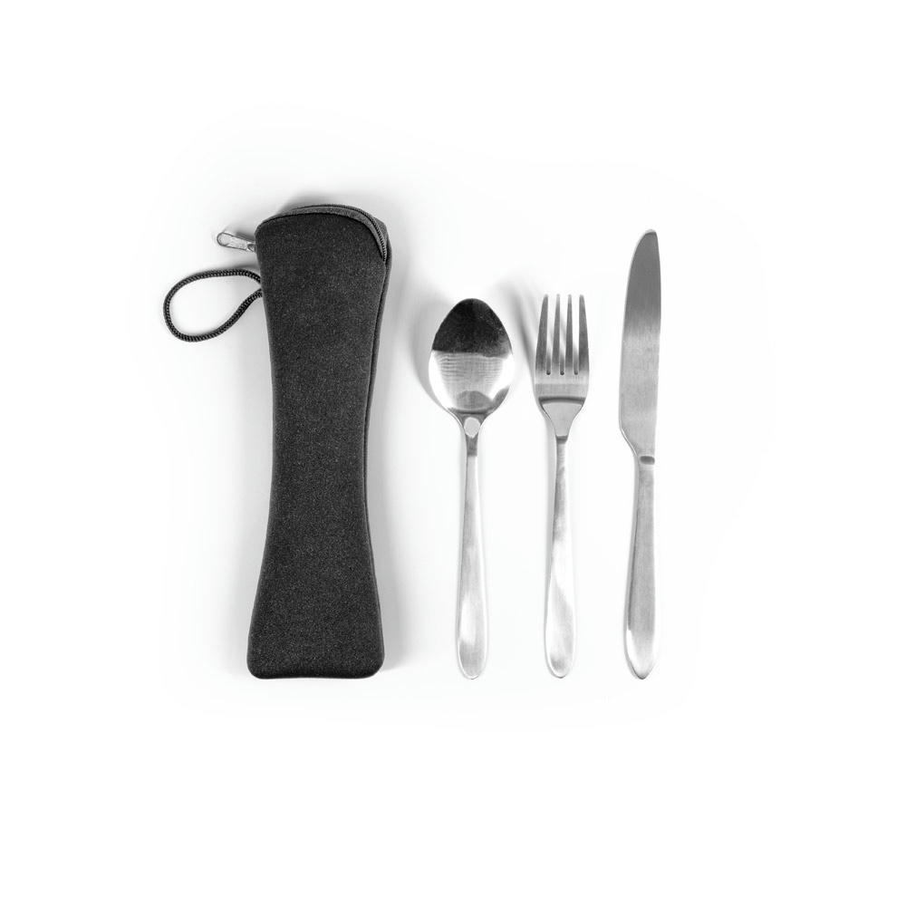 Product image WILEY. Besteckset aus Edelstahl, 3-teilig Werbeartikel