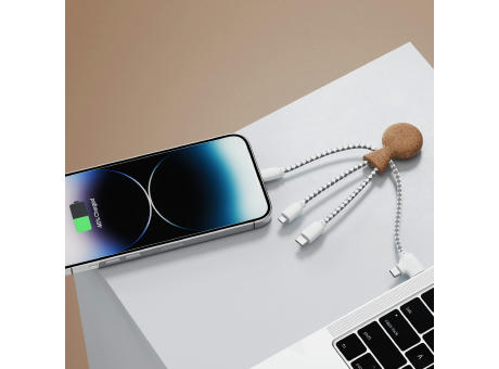 Xoopar Mr. Bio Cork Charging Cable bedrucken