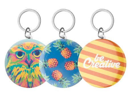 Button-Schlüsselanhänger KeyBadge Maxi bedrucken