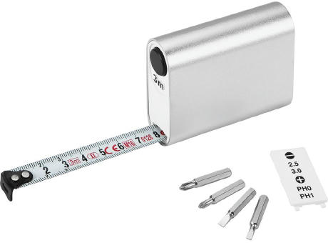 Product image Automatik-Bandmaß "Alumino 3 M Plus" Werbeartikel