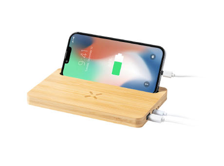 Organizer mit Wireless-Charger Flabo Werbeartikel
