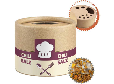 Product image Gewürzmischung Chili-Salz, ca. 30g, Kraftpapierstreuer Mini Werbeartikel
