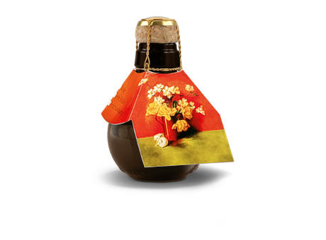 Kleinste Sektflasche der Welt! Blumengesteck - Ohne Geschenkkarton, 125 ml Werbeartikel