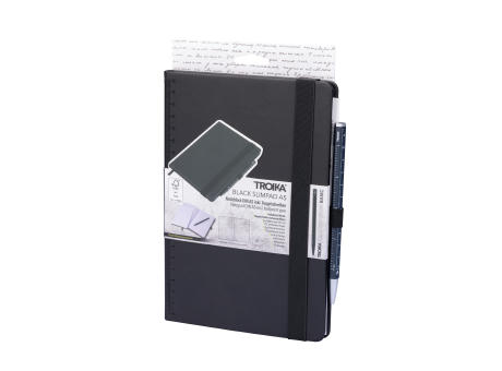 TROIKA Notizblock BLACK SLIMPAD A5 Werbeartikel