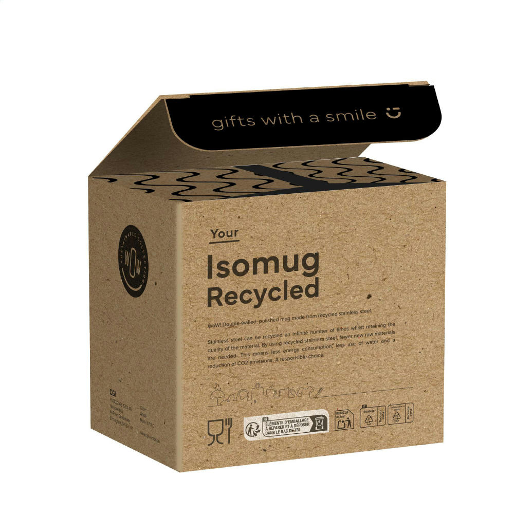 IsoMug RCS Recycled Steel 300 ml Tasse Werbeartikel