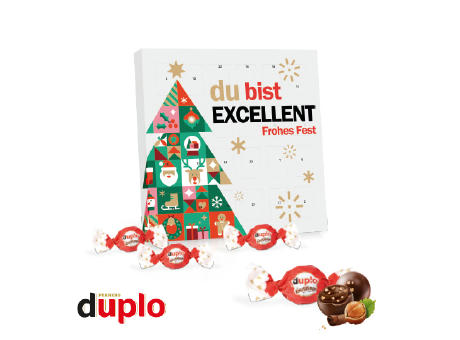 Tisch-Adventskalender duplo Werbeartikel