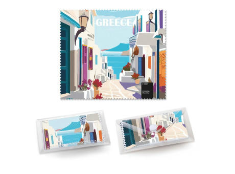 Product image POLYCLEAN Brillenputztuch 18x15 cm im Etui, All-Inclusive-Paket Werbeartikel