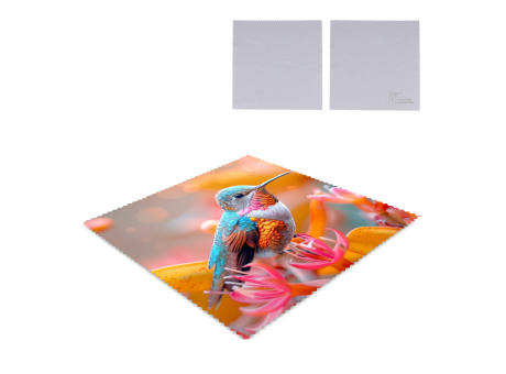Product image R-PET Sublimation Mikrofasertuch 15 x 15cm Werbeartikel
