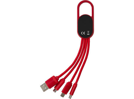 4-in-1-Ladekabelset Idris bedrucken