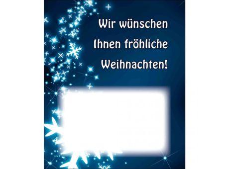 Nikolausstiefel Nougat, 150g, mit Grußkarte Werbeartikel