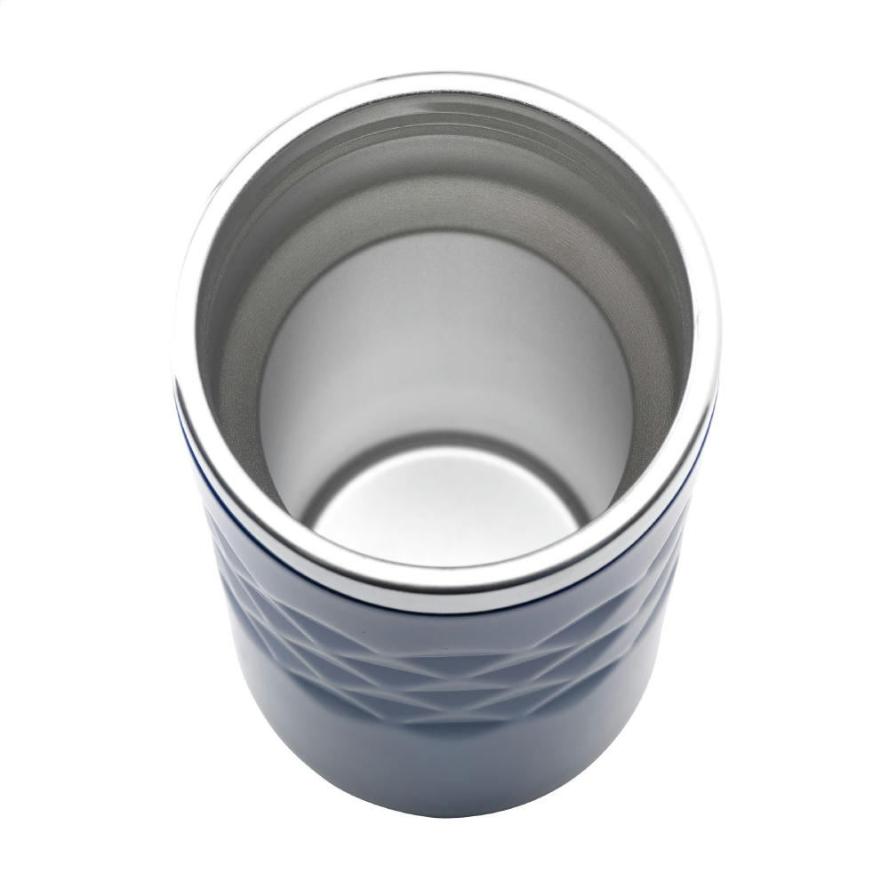 Geometric Mug RCS Recycled Steel 280 ml Thermobecher Werbeartikel