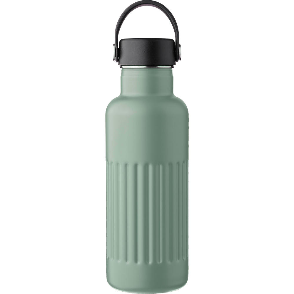 Recycelte Edelstahl-Trinkflasche mit doppelter Wand (500 ml) Lior Werbeartikel