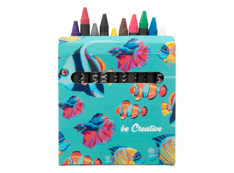 Individuelles Wachsmalstifte-Set (12 Stk.) Craxon 12 Werbeartikel