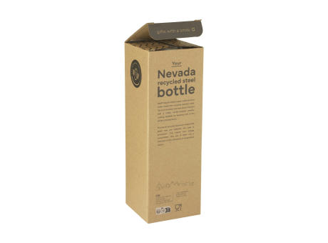 Nevada RCS Recycled Steel Bottle 500 ml Trinkflasche Werbeartikel