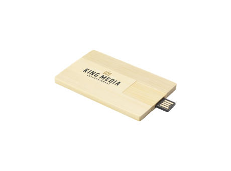CreditCard USB Bamboo 16 GB bedrucken