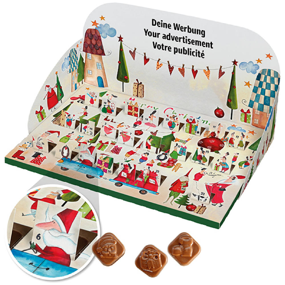 Product image Pop-Up Schoko-Adventskalender Werbeartikel