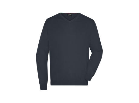 Product image Men's V-Neck Pullover - Klassischer Baumwoll-Pullover Werbeartikel