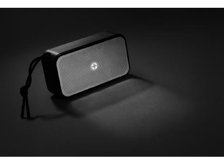 Swiss Peak 10W Basslautsprecher aus recyceltem Aluminium Werbeartikel