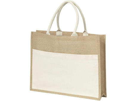Shopper aus Jute Livvie Werbeartikel