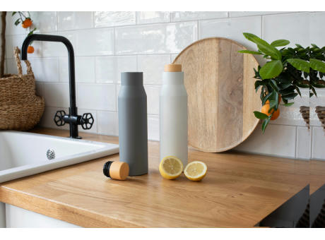 Doppelwandige Flasche aus Edelstahl Christian Werbeartikel