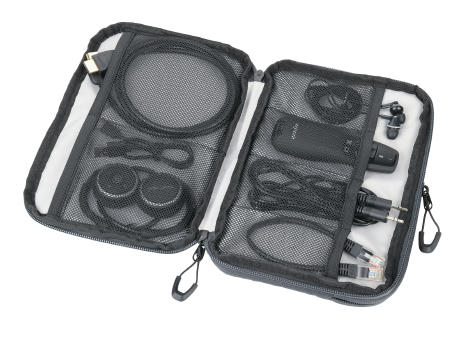 Product image TROIKA Kabeltasche BLUE CYCLE TECH POUCH 2 bedrucken