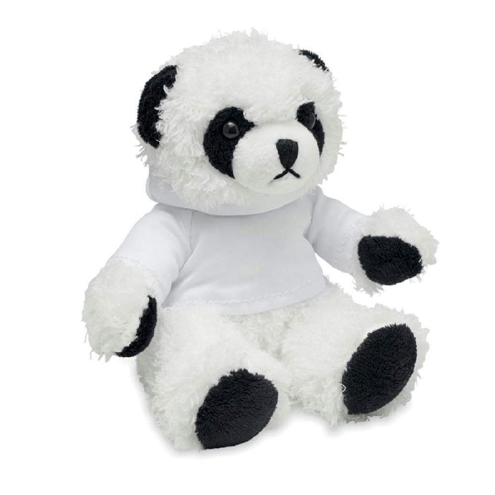 Product image Plüsch-Panda mit Hoody Werbeartikel