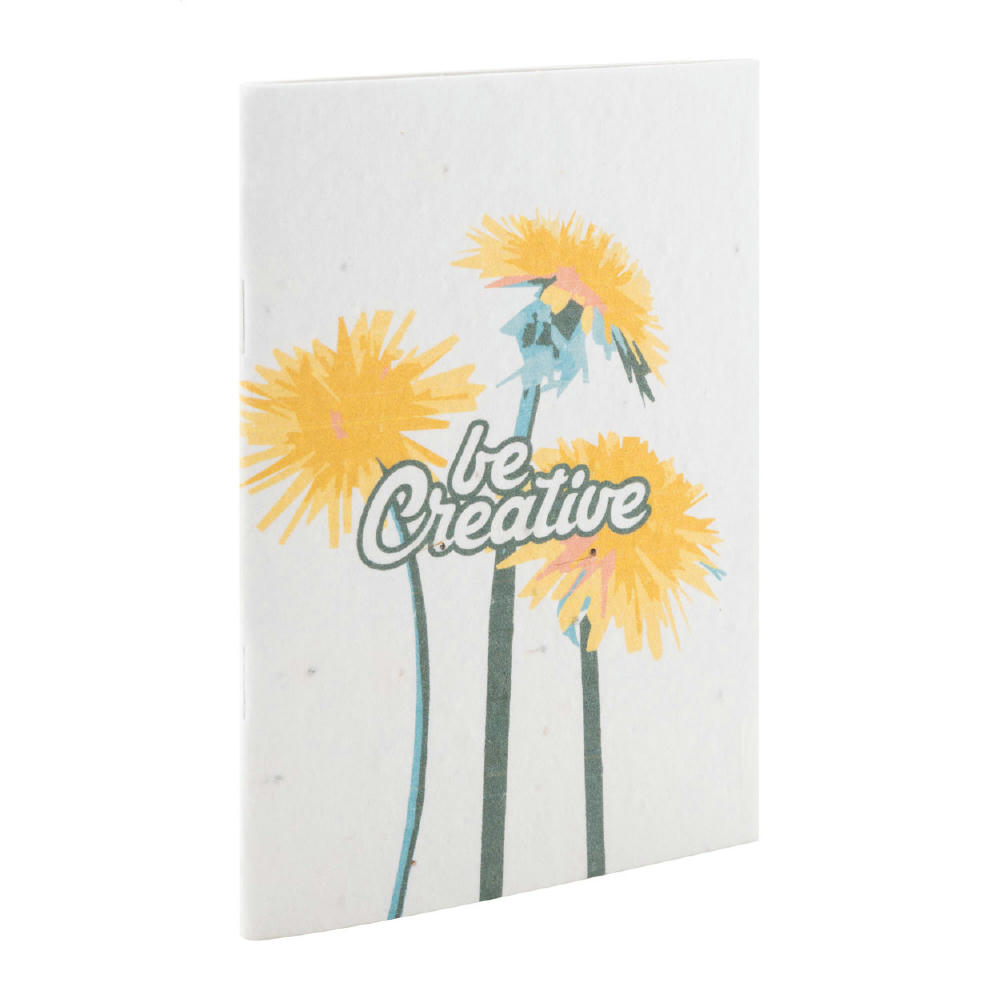 Product image individuelles Saatpapier-Notizbuch CreaNote Plus A6 Seed Werbeartikel