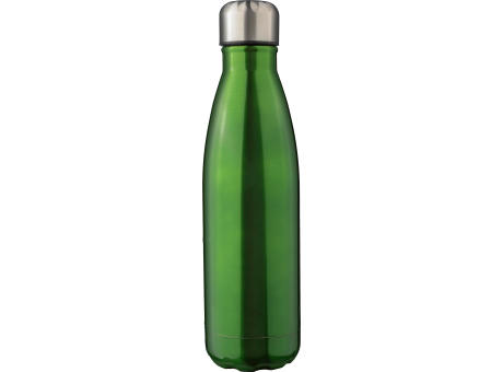 Doppelwandige Edelstahlflasche 500 ml Clifford aus recyceltem Stahl Werbeartikel