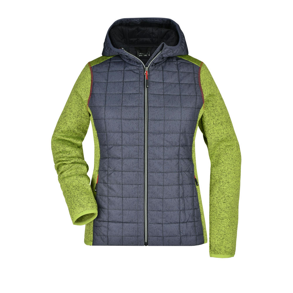Product image Ladies' Knitted Hybrid Jacket - Strickfleecejacke im stylischen Materialmix Werbeartikel