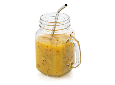 4er Set Strohhalme aus Edelstahl Rudy Werbeartikel