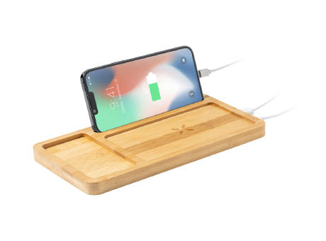 Organizer mit Wireless-Charger Flabo Plus Werbeartikel