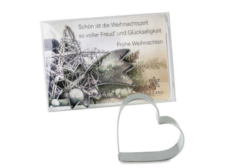 Backförmchen in der Box - Winter - Glocke Werbeartikel