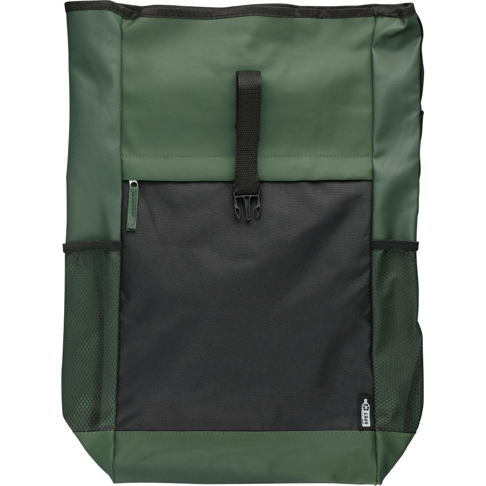 rPET-Polyester (600D) Rolltop-Rucksack Yani Werbeartikel