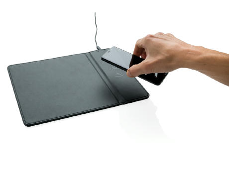 Mousepad mit Wireless-5W-Charging Funktion Werbeartikel