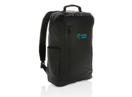 Fashion schwarzer 15.6" Laptop-Rucksack, PVC-frei bedrucken