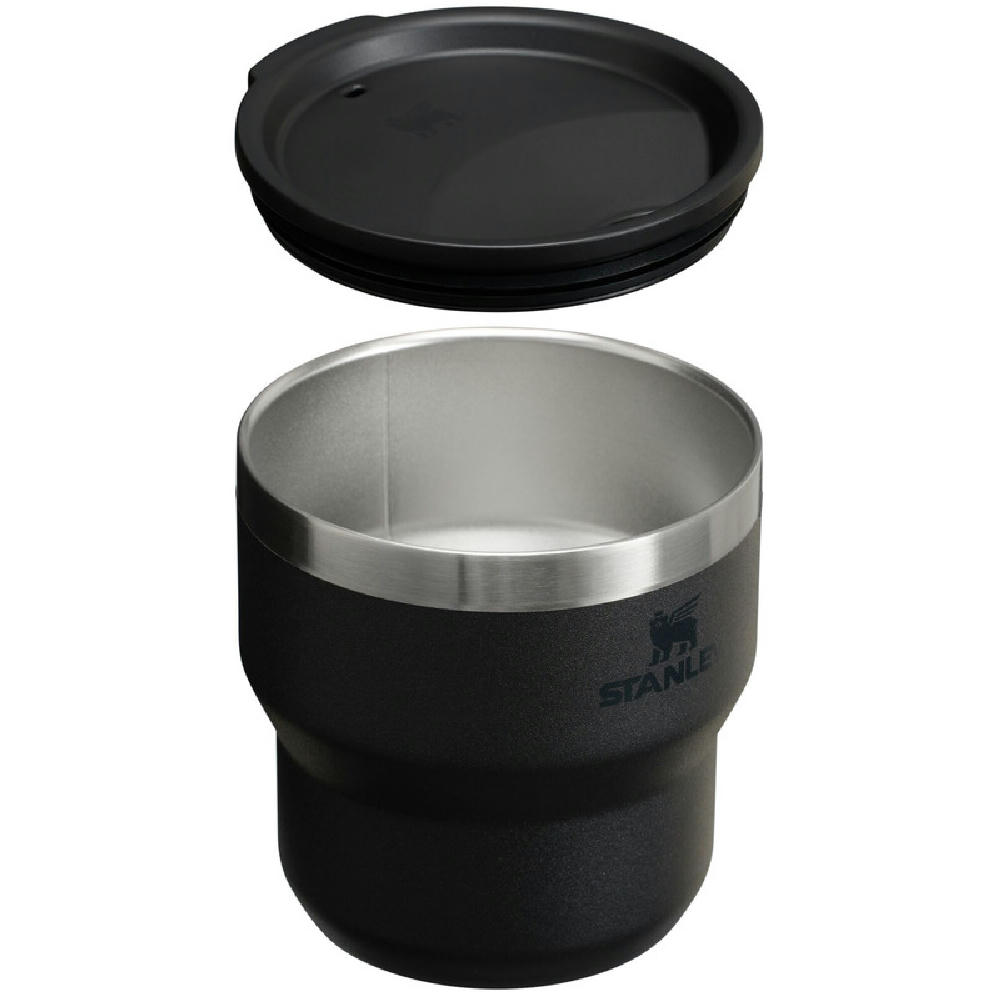 Stanley Stay Hot 295 ml Edelstahl isolierter, stapelbarer Camp Becher Werbeartikel