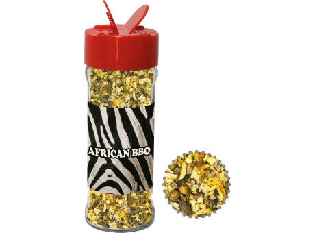 Product image Gewürzmischung African BBQ, ca. 45g, Glas mit Streuaufsatz Werbeartikel