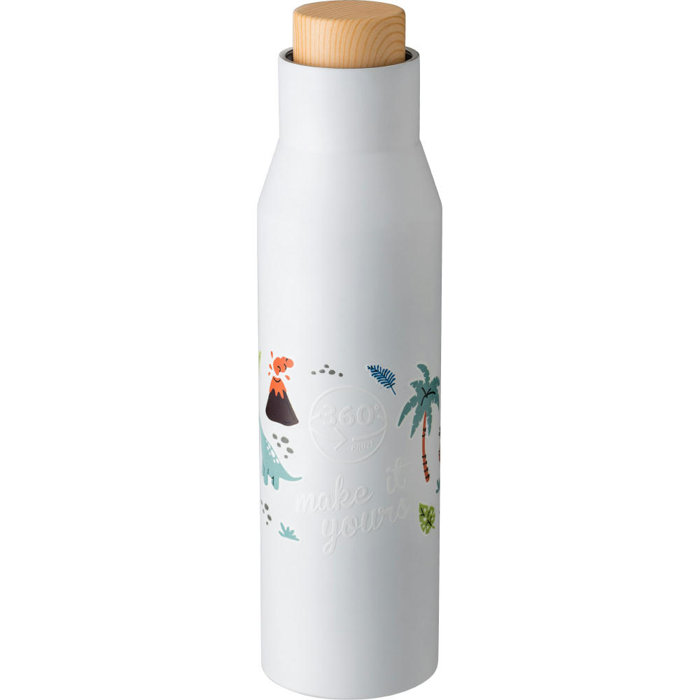 Doppelwandige Flasche aus Edelstahl Christian Werbeartikel