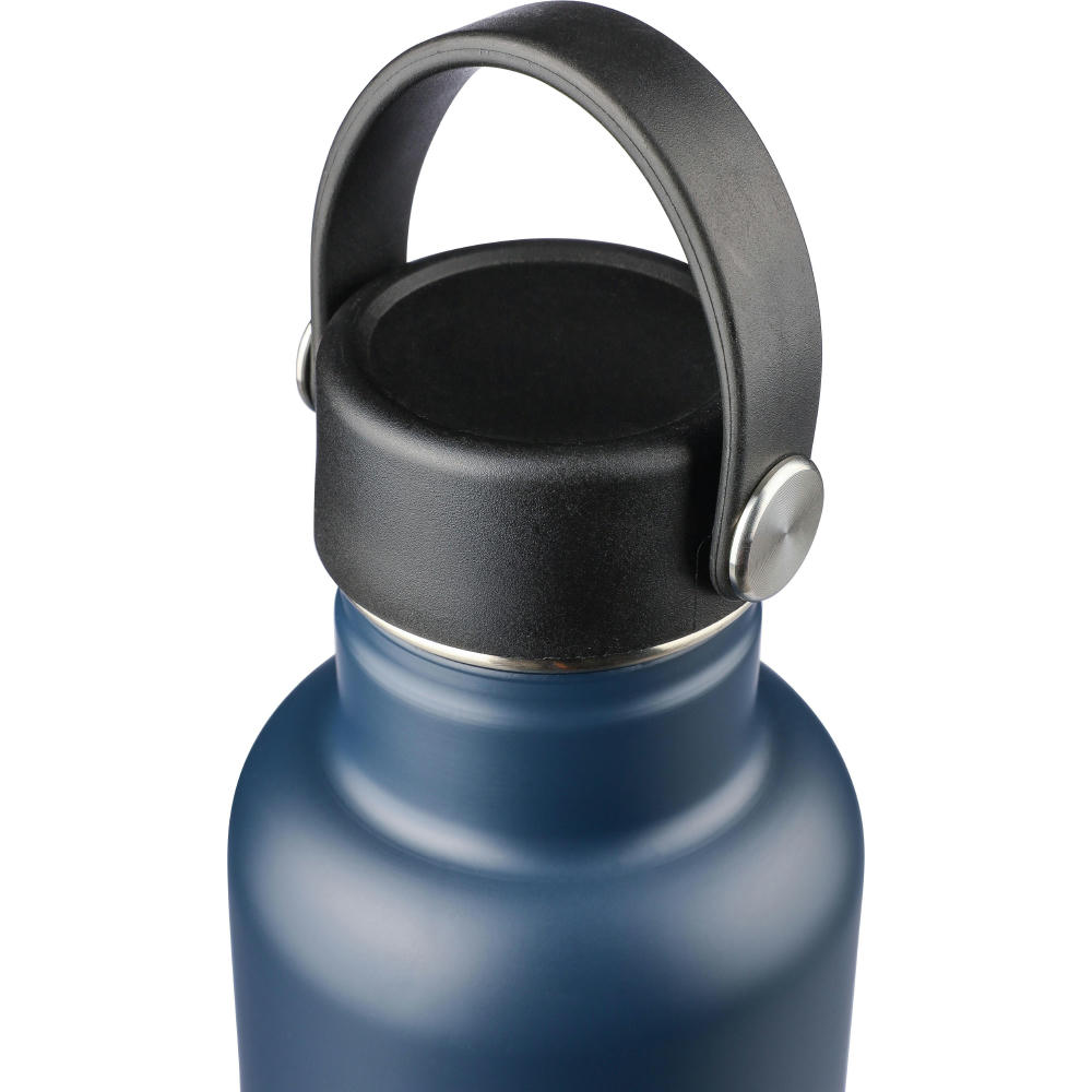 Recycelte doppelwandige Trinkflasche aus Edelstahl (500 ml), Lior Werbeartikel