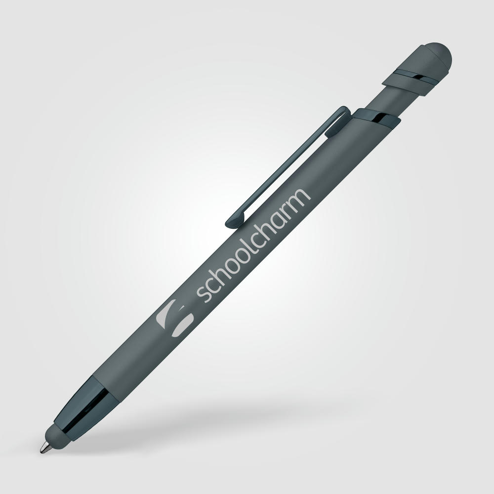 Atlantic Softy Metallic Kugelschreiber - m/Stylus Werbeartikel